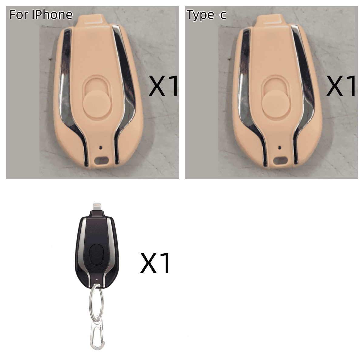 Mini Power Emergency Pod Keychain Charger - Jona store