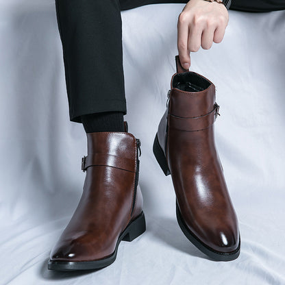 Plus Size Chelsea Boots Men&