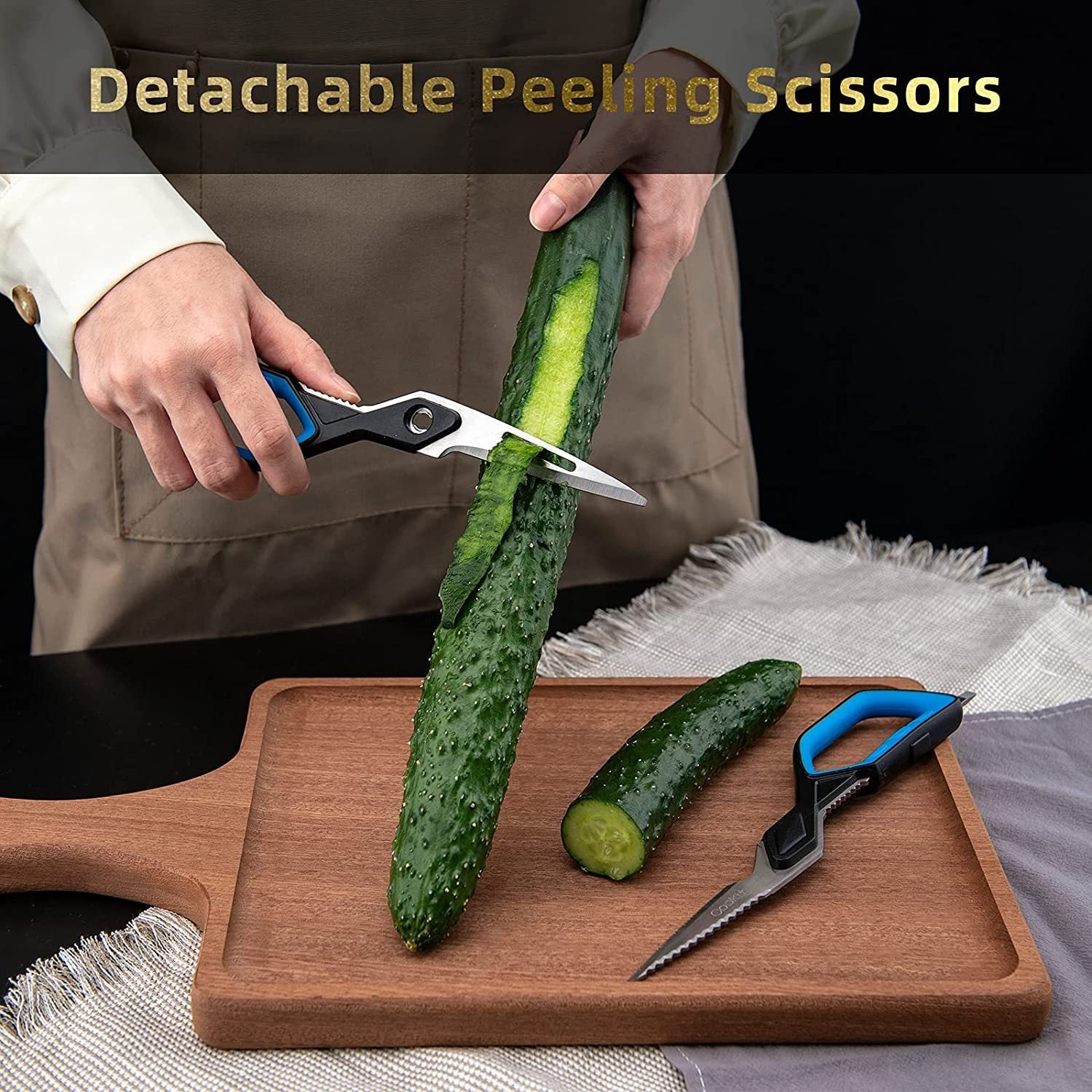 NEW Kitchen Scissors Heavy Duty Stainless Steel Chef Shears Utility Come Apart Food Shears For Chicken Poultry Fish Meat Vegetables