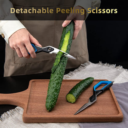 NEW Kitchen Scissors Heavy Duty Stainless Steel Chef Shears Utility Come Apart Food Shears For Chicken Poultry Fish Meat Vegetables