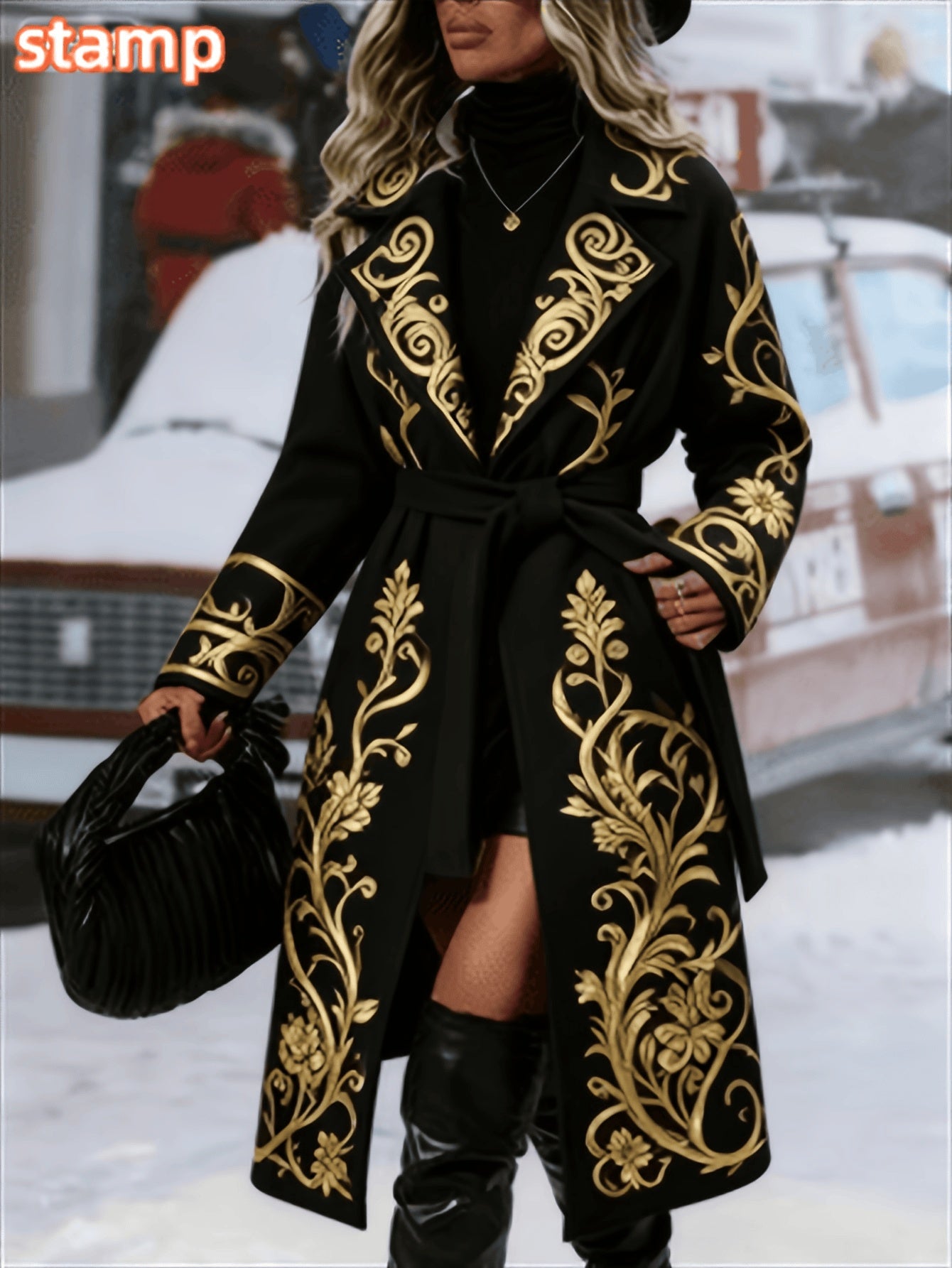 Fashionable Casual Long Coat
