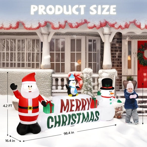 NEW Lighted Christmas Inflatable Decoration