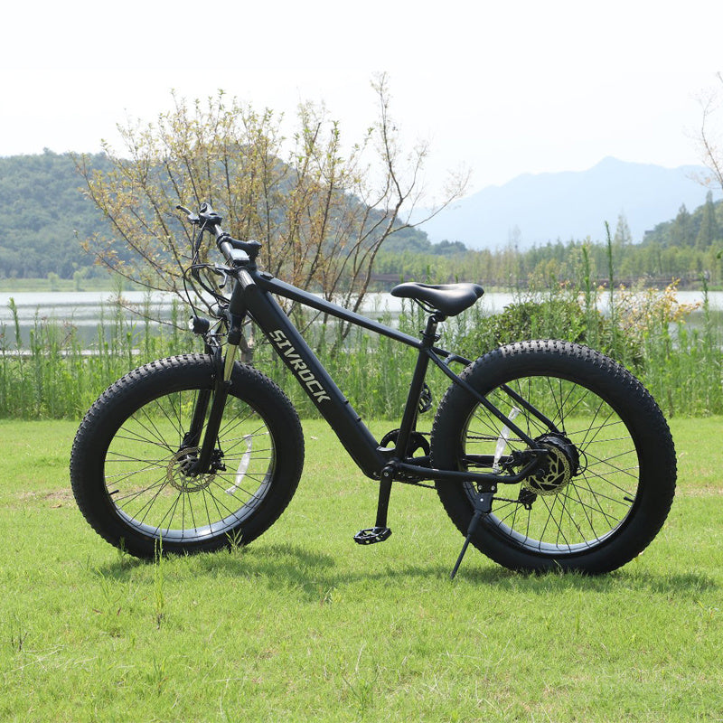 NEW Professional Electric Bike For Adults, 26 X 4.0 Inches Fat Tire Electric Mountain Bicycle, 1000W Motor 48V 15Ah Ebike For Trail Riding, Excursion And Commute, UL And GCC Certified