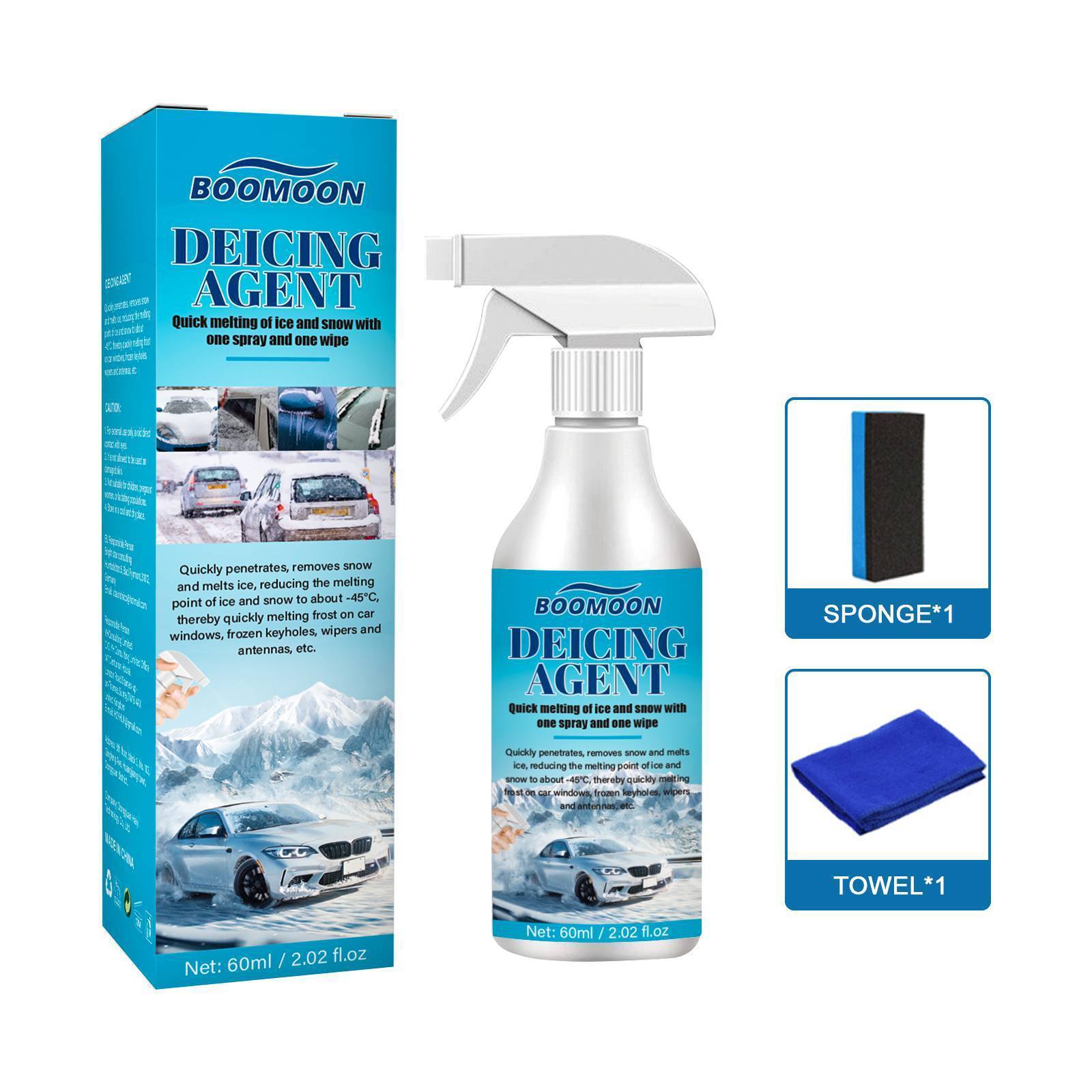 Winter Car Glass Fast Ice Melting Agent