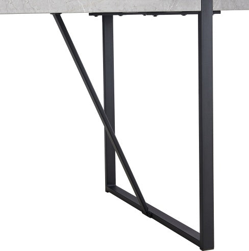 NEW Modern Dining Table, 55 Inch Kitchen Table For 4 People, Rectangular Dinner Table For Dining Room, Home Office, Living Room Furniture, Easy Assembly,