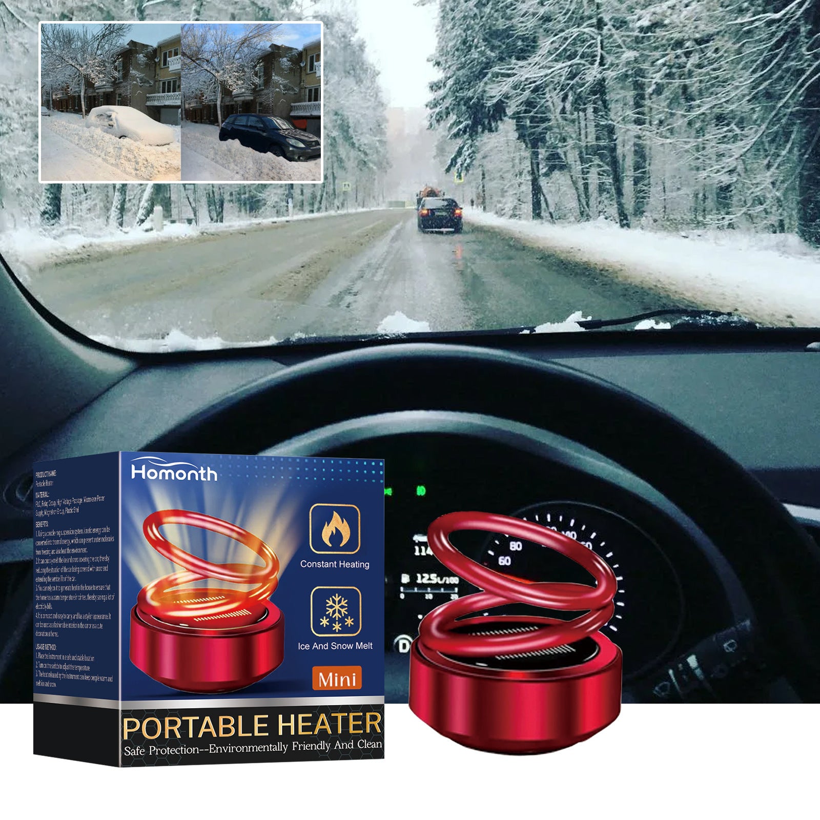 NEW Car Portable Dynamic Molecular Heater