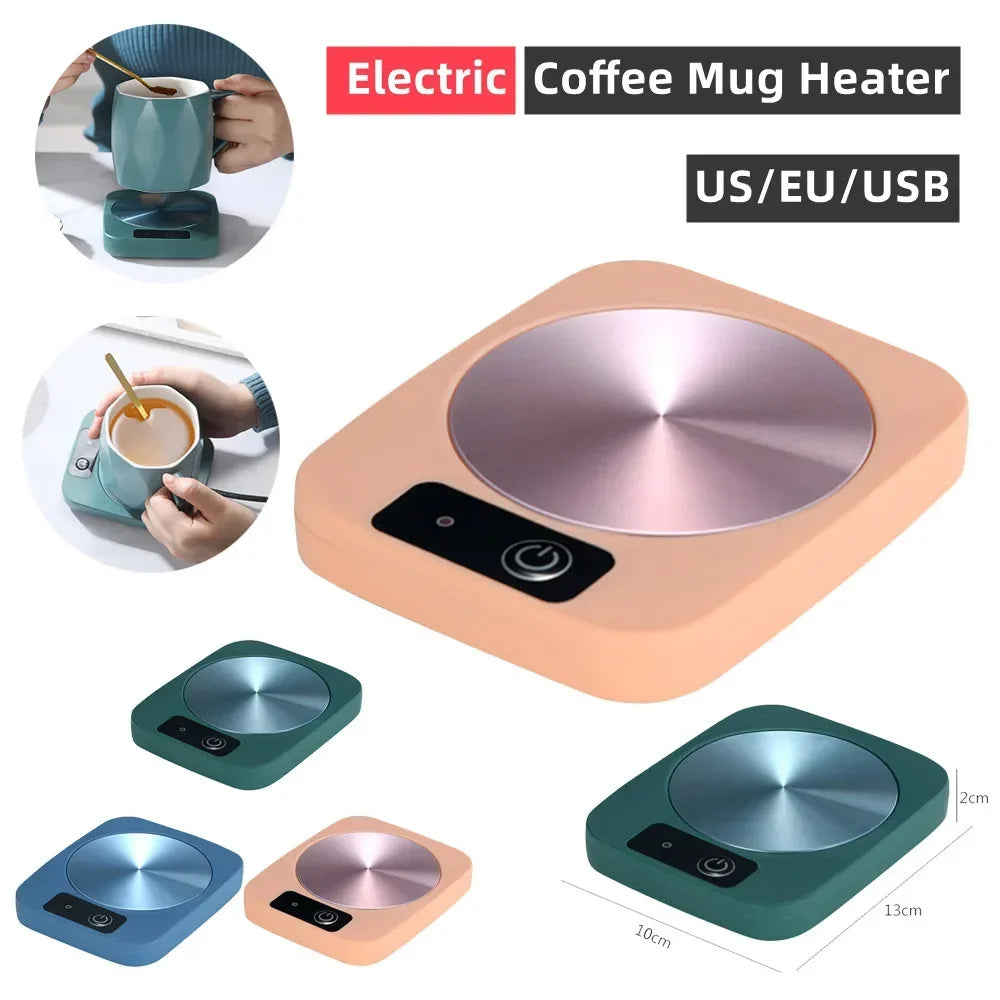 NEW Electric Tea Water Heating Pad Constant Temperature Coffee Mug Heating Coaster Lightweight Water Pad Heater Safe For Home Office