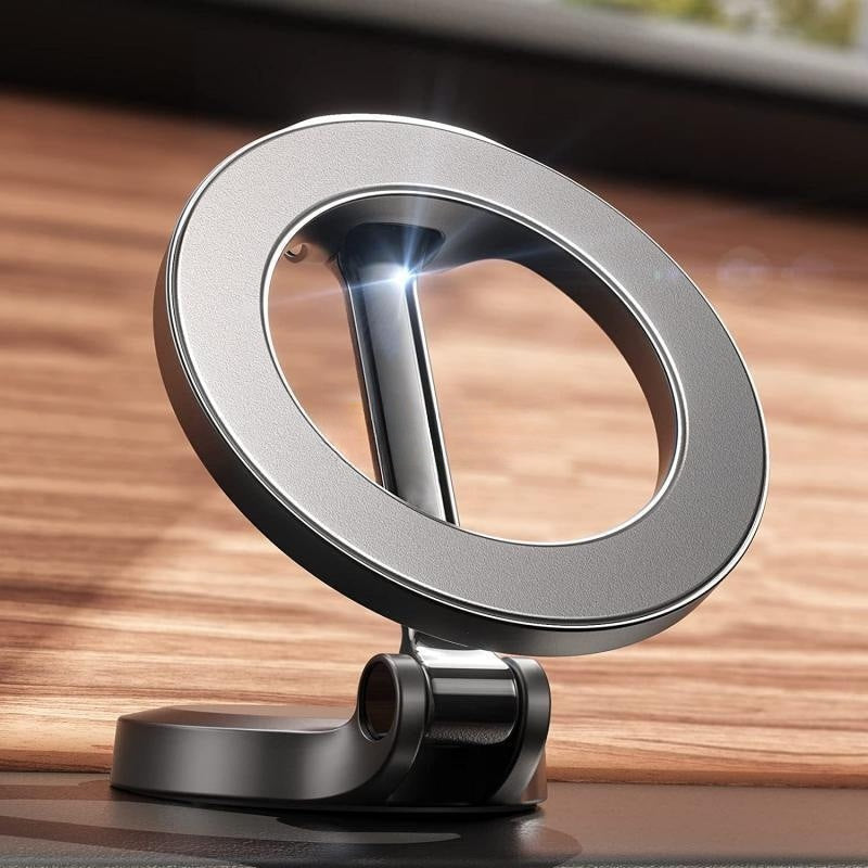 NEW Magnetic Car Phone Mount All-Metal Foldable Phone Holder For Car Strongest Magnet Dashboard Phone Mount For Phone