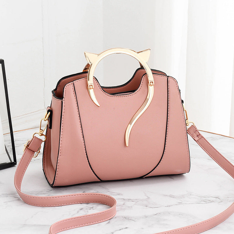 Fashion PU Leather Lady Handbag Messenger Bag