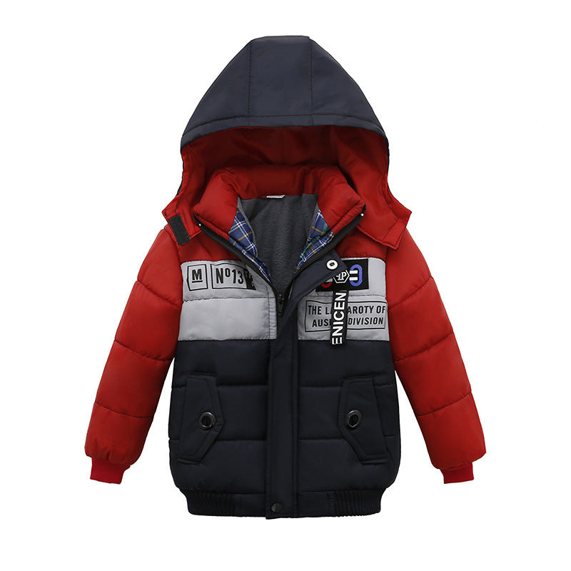 NEW Small And Medium-Sized Boys Cotton-Padded Jackets