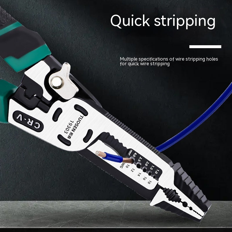 Ten-in-one Electrician Wire Cutter Multi-function