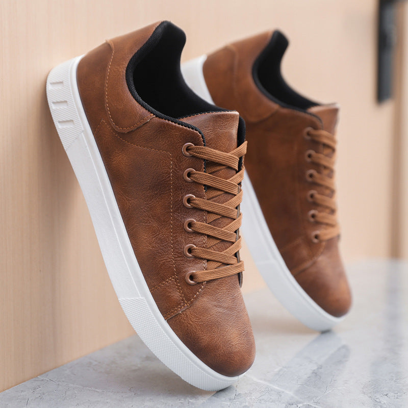 NEW Lace-up Flat Shoes Men&