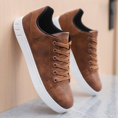 NEW Lace-up Flat Shoes Men&