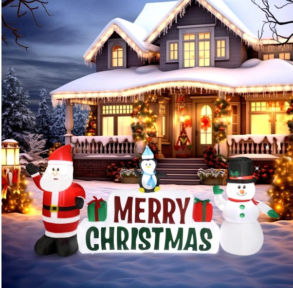 NEW Lighted Christmas Inflatable Decoration