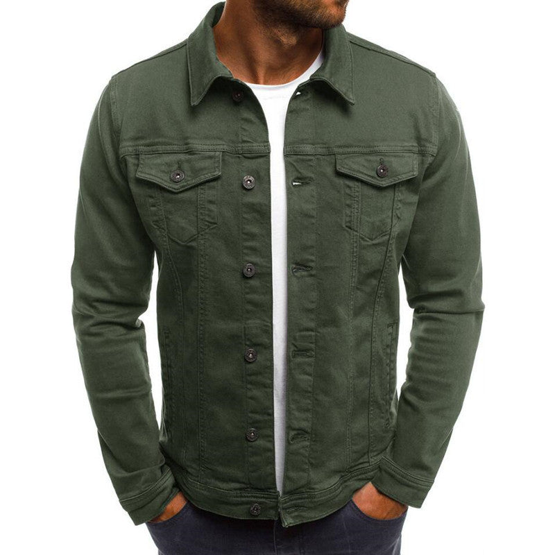 NEW Casual Men Jacket Button Shirt