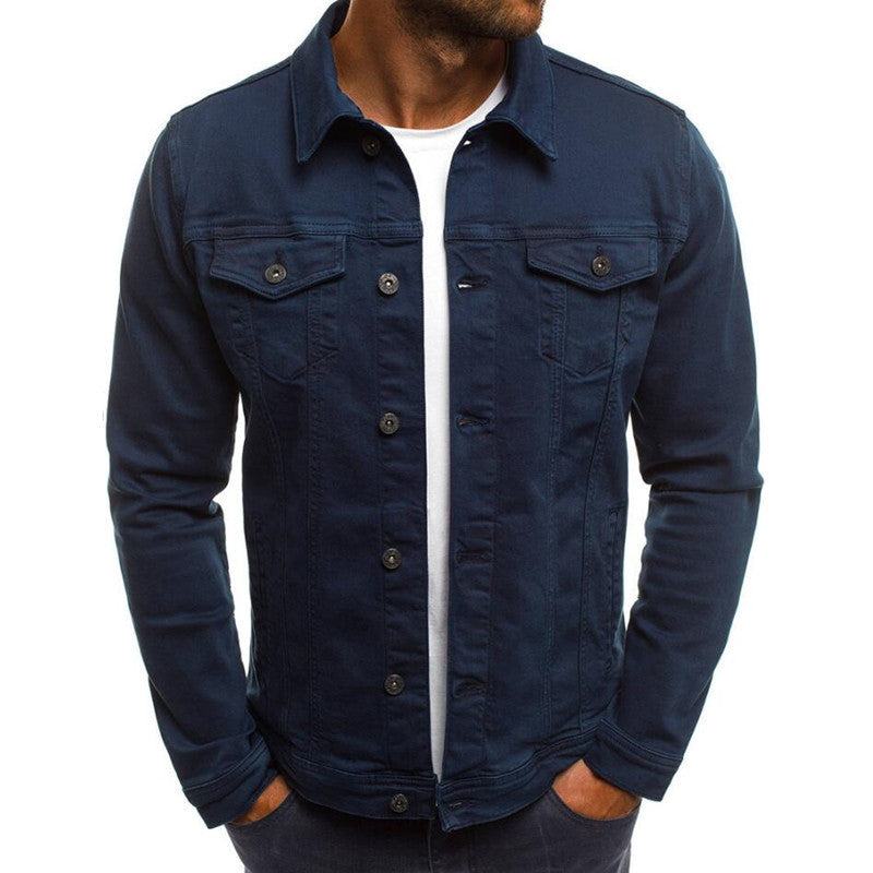 NEW Casual Men Jacket Button Shirt