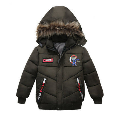 NEW Small And Medium-Sized Boys Cotton-Padded Jackets