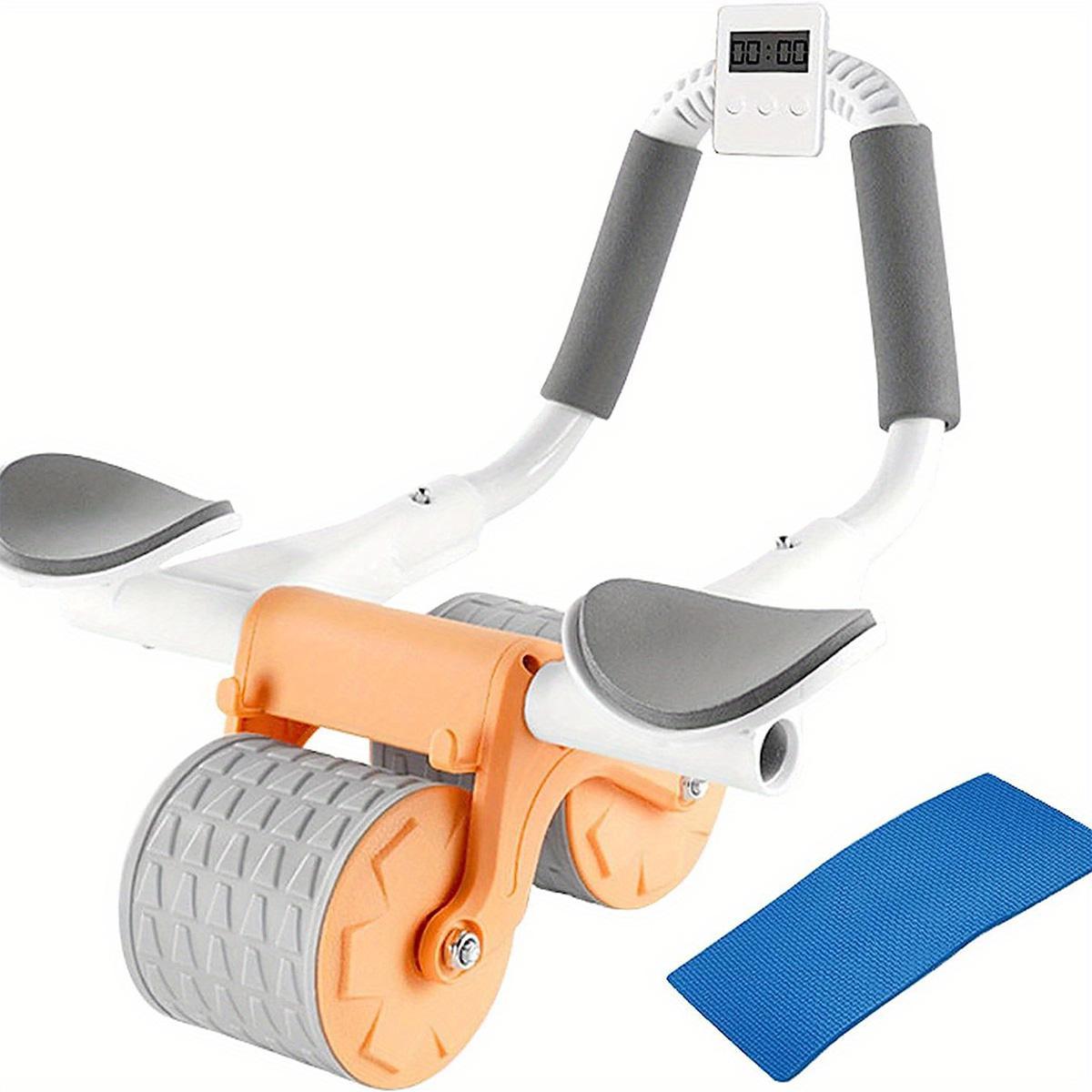 Upgrade Your Home Gym With Our Automatic Rebound Abdominal Wheel - Ab Roller With Elbow Support - Perfect Abs Workout Equipment And Home Gym Equipment For Your Home Workout