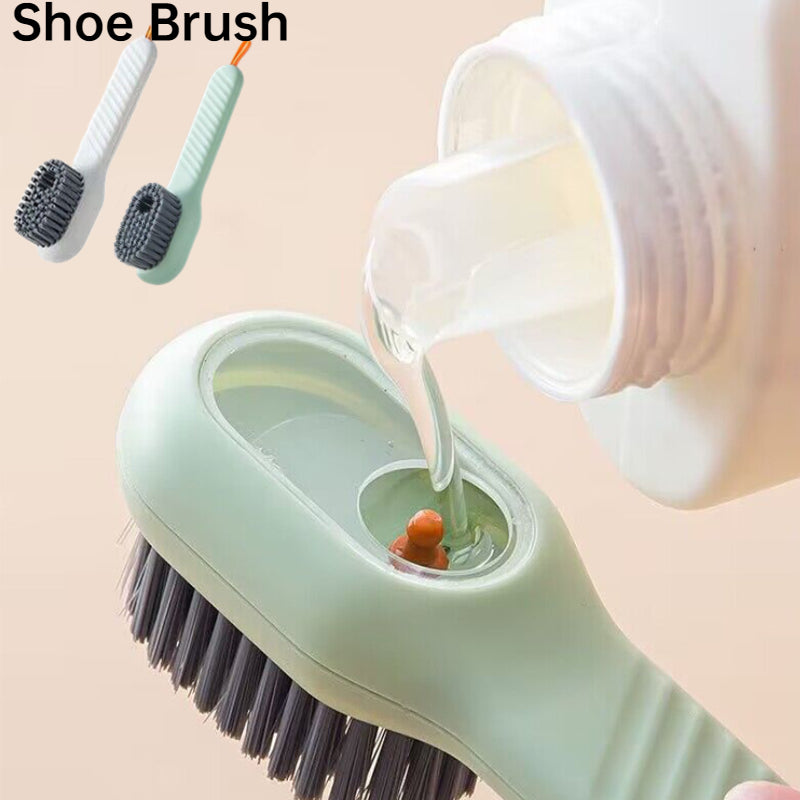 NEW Deep Cleaning Shoe Brush Automatic Liquid Discharge Cleaning Brush Soft Bristles Household Laundry For Daily Use Cleaning Tool