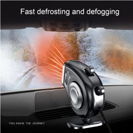 NEW Warm Cold Dual Use Car Low Noise Defog Windscreen Fan Heater Demister Car Heater Fan Heater Window Mist Remover