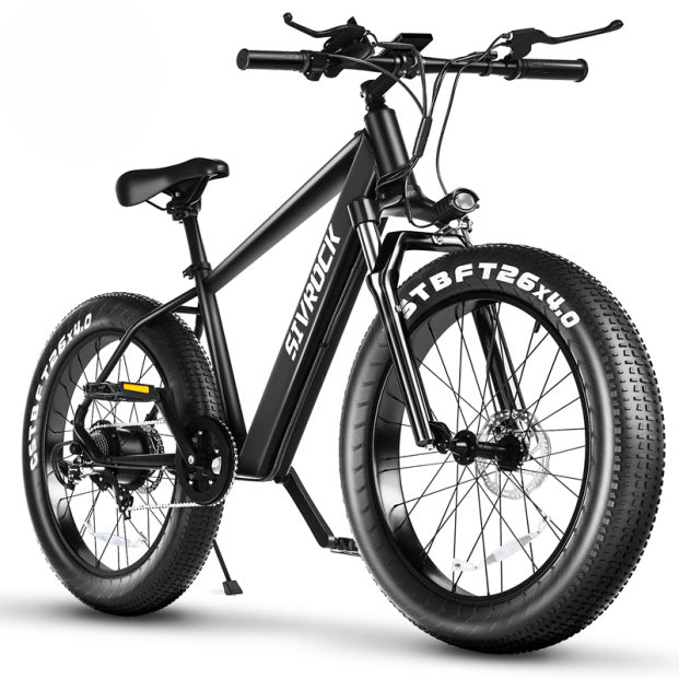 NEW Professional Electric Bike For Adults, 26 X 4.0 Inches Fat Tire Electric Mountain Bicycle, 1000W Motor 48V 15Ah Ebike For Trail Riding, Excursion And Commute, UL And GCC Certified