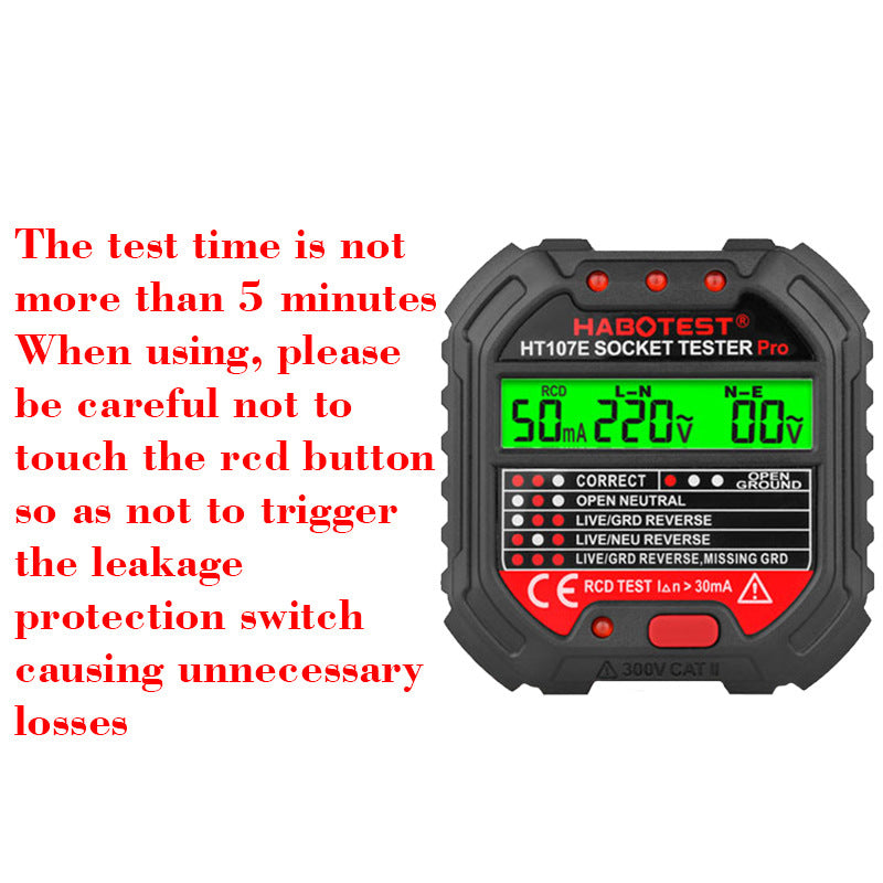 NEW HT107BHT107DHT107E Socket Fault Tester