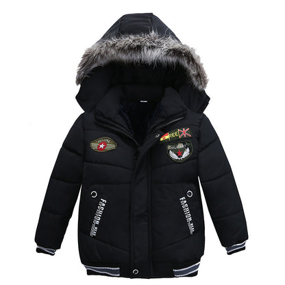 NEW Small And Medium-Sized Boys Cotton-Padded Jackets