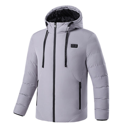 11-zone Heating Jacket Winter USB Carbon Fiber Heating