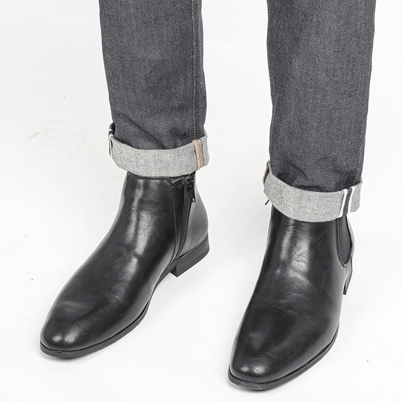 Plus Size Chelsea Boots Men&