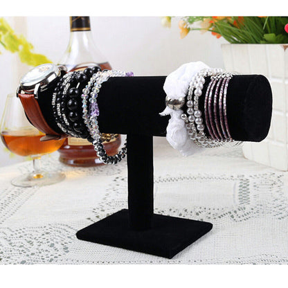 T-Bar Bracelet Holder Necklace Organizer Jewelry Watch Stand