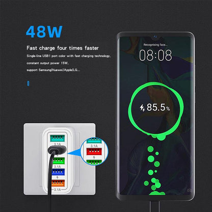 Wall Charger Charge 5 Devices at Once!