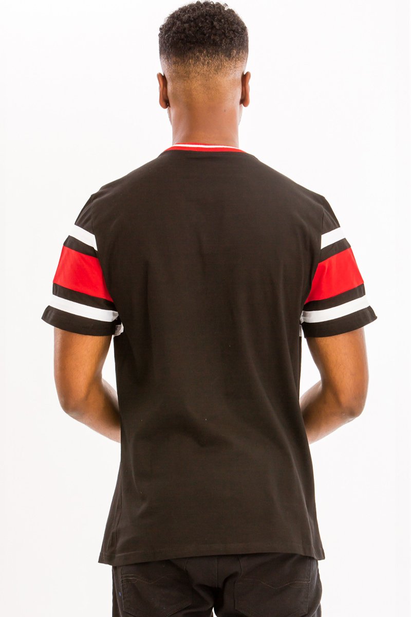 Men’s “Good Vibes” Short-Sleeve Cotton Tee – Casual Graphic T-Shirt