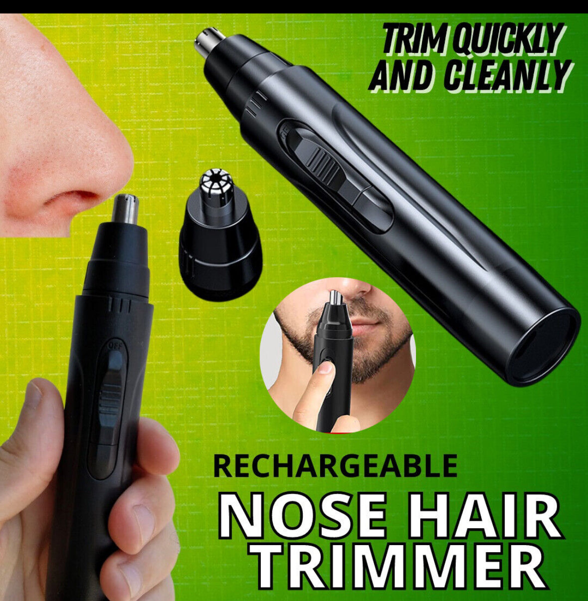 NEW Ear And Nose Hair Tmmer For Men And Women-2020, Professional &amp; Painless Nose Hair Clipper Remover With Stainless Steel Blad &amp; IPX7 Waterproof