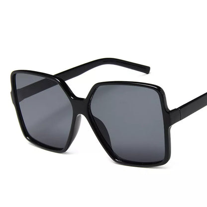 Women Oversized Sunglasses Gradient Plastic