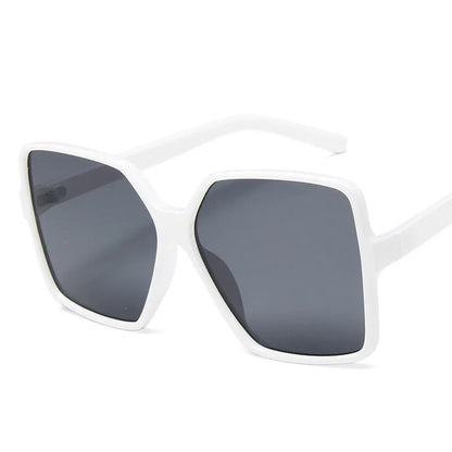Women Oversized Sunglasses Gradient Plastic