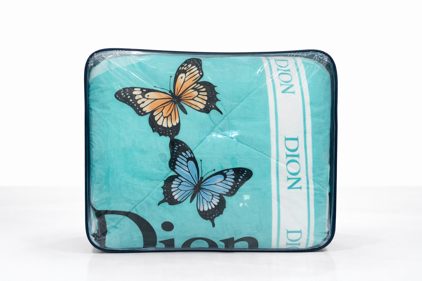 7-Piece Luxury Comforter Set with Curtains & Pillow Shams – Queen, King, Cal King – Pink Embroidered Bedding Set