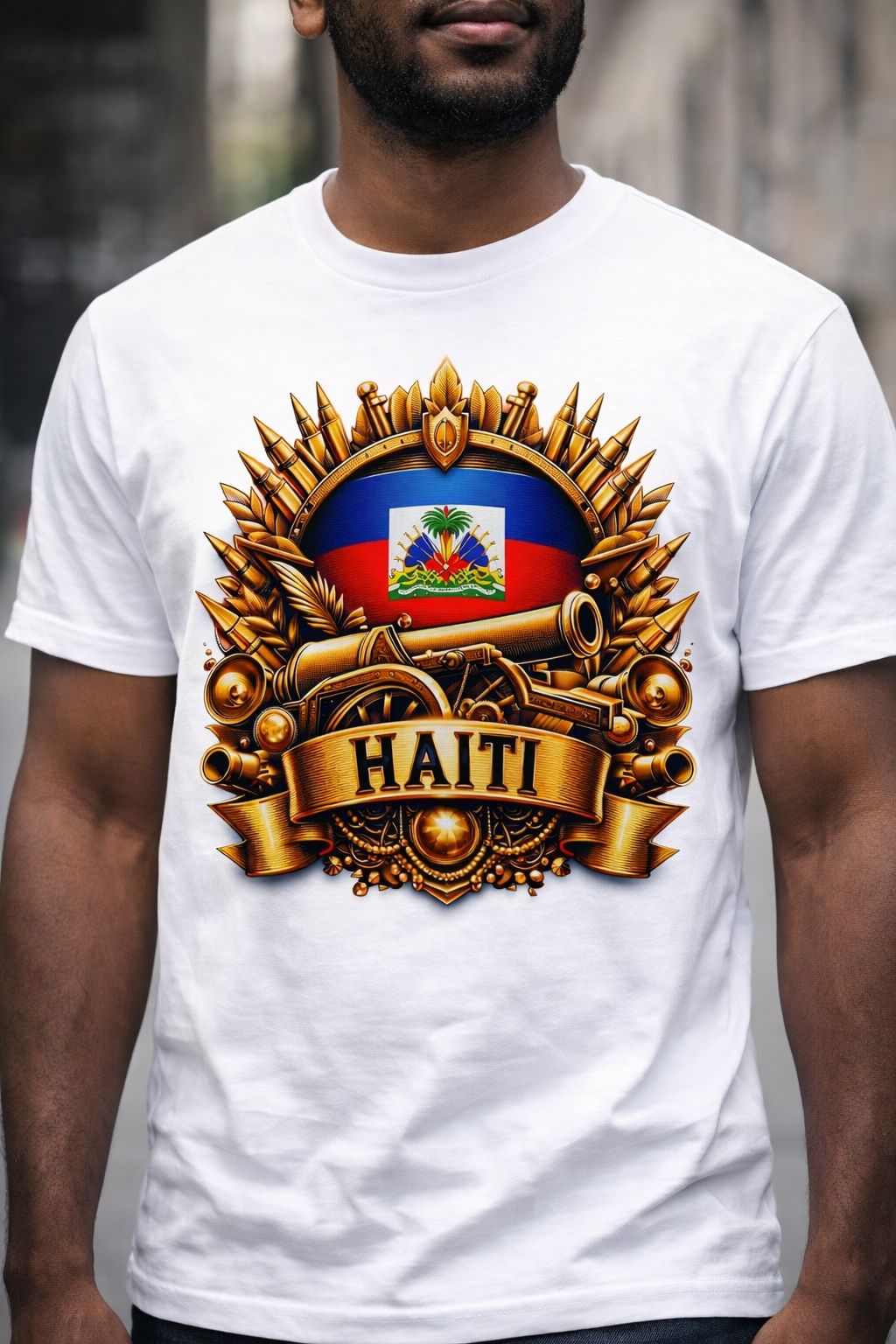 Haitian Flag Pride T-Shirt – “Sak Pase” Edition