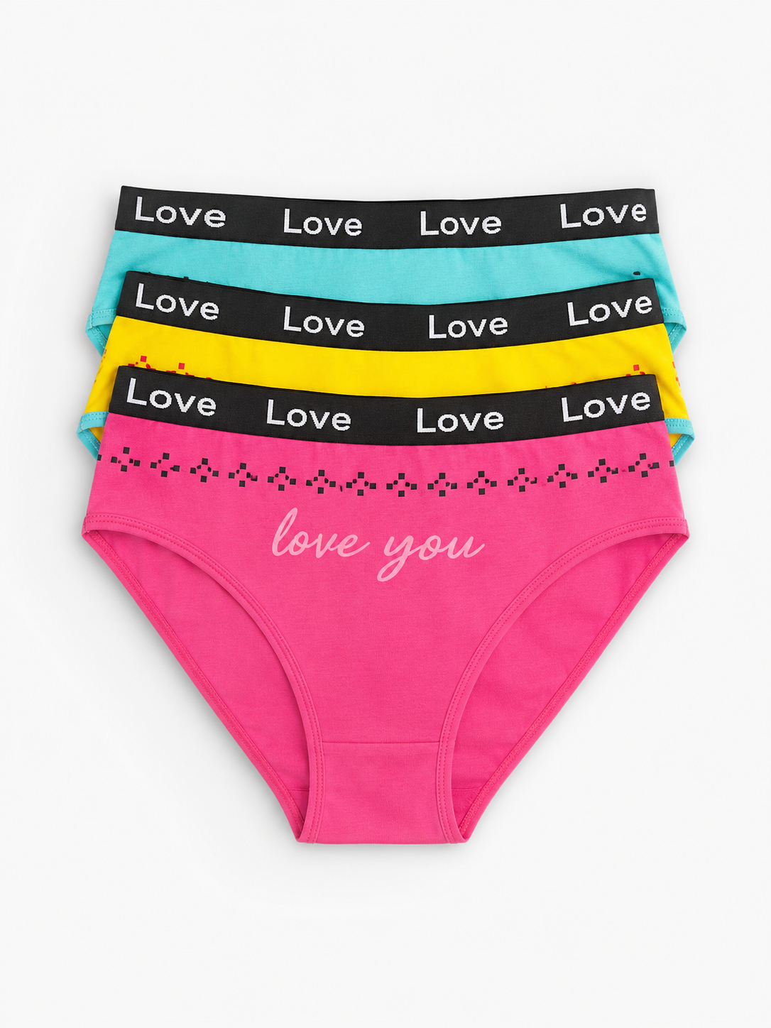 Women’s Love Comfort Briefs – 5 Pack