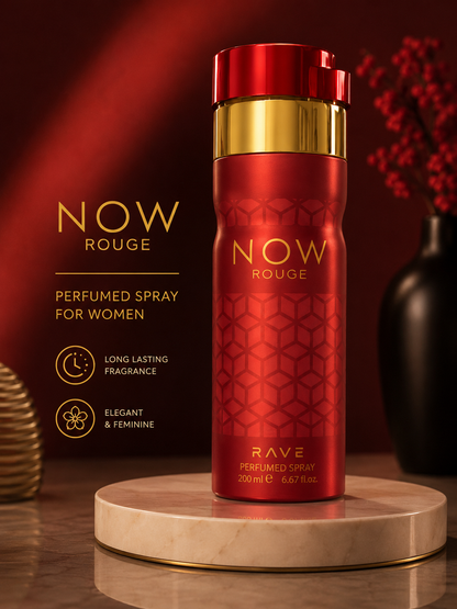 NOW Rouge Perfumed Spray for Women – 200ml