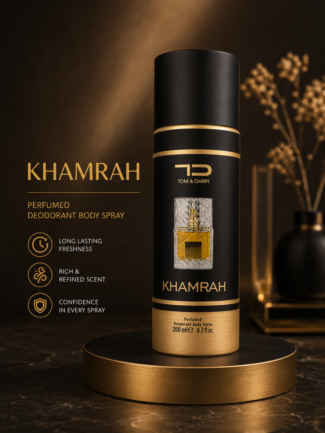 Khamrah Perfumed Body Spray for Men – 200ml