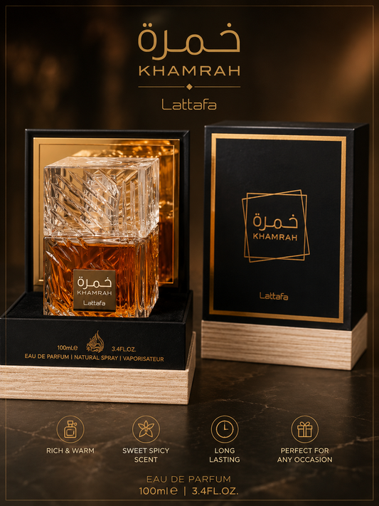 Khamrah Eau de Parfum by Lattafa – 100ml