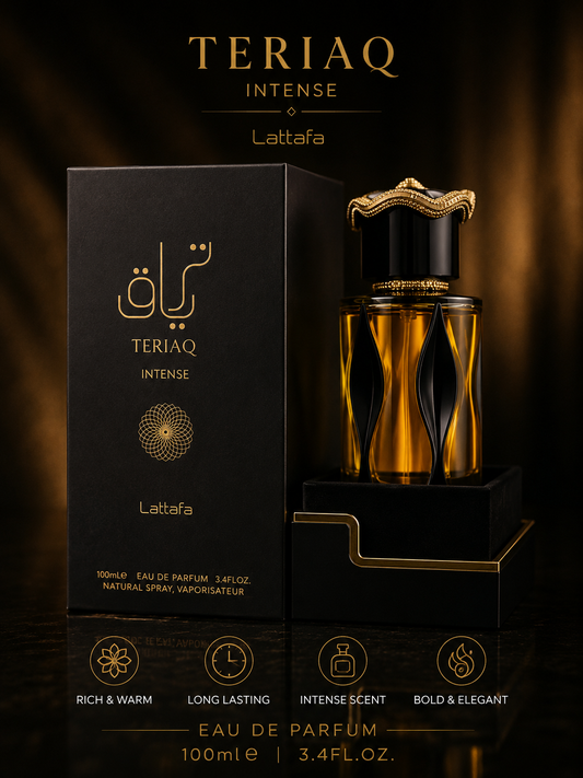 Teriaq Intense Eau de Parfum by Lattafa – 100ml