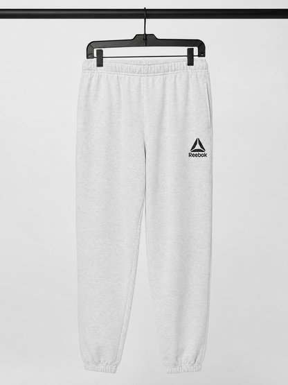 Reebok Men’s Fleece Jogger Sweatpants – Light Gray