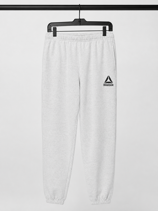 Reebok Men’s Fleece Jogger Sweatpants – Light Gray