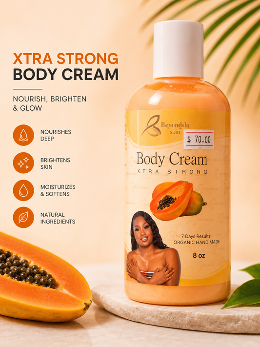 BeyondSkin Xtra Strong Papaya Body Cream – 8 oz