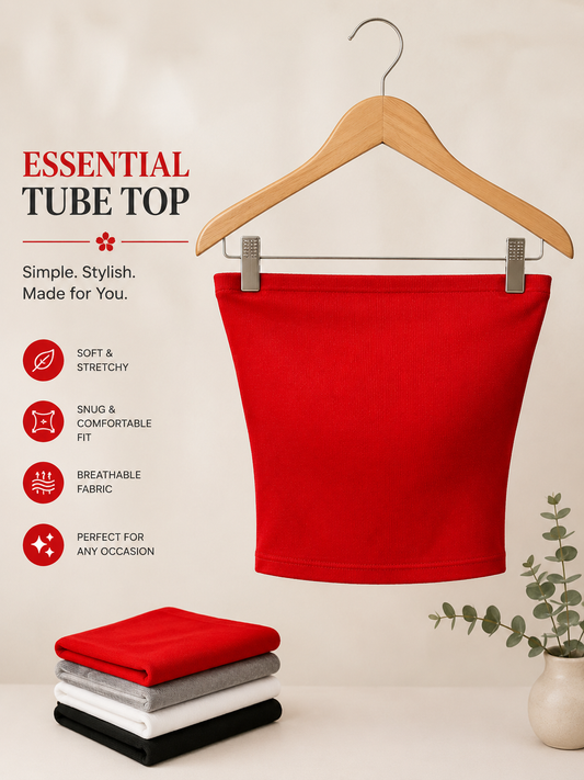 Essential Ribbed Tube Top