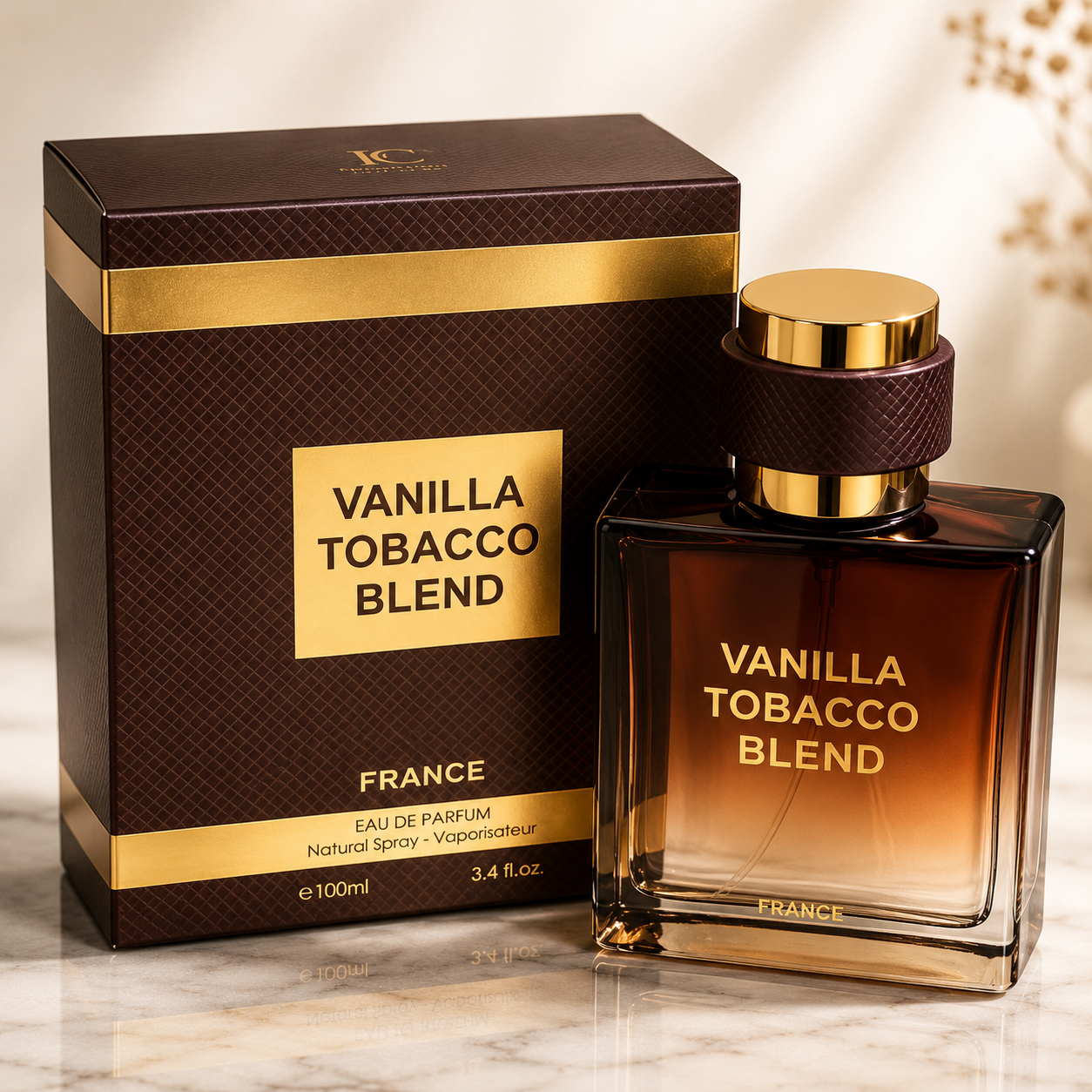 Vanilla Tobacco Blend 3.4 oz EDP for Men – Rich Spicy