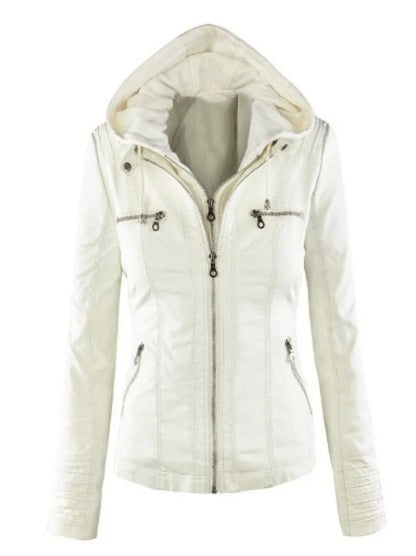 Winter Faux Leather Jacket Women Casual Basic Coats 2025 Ladies