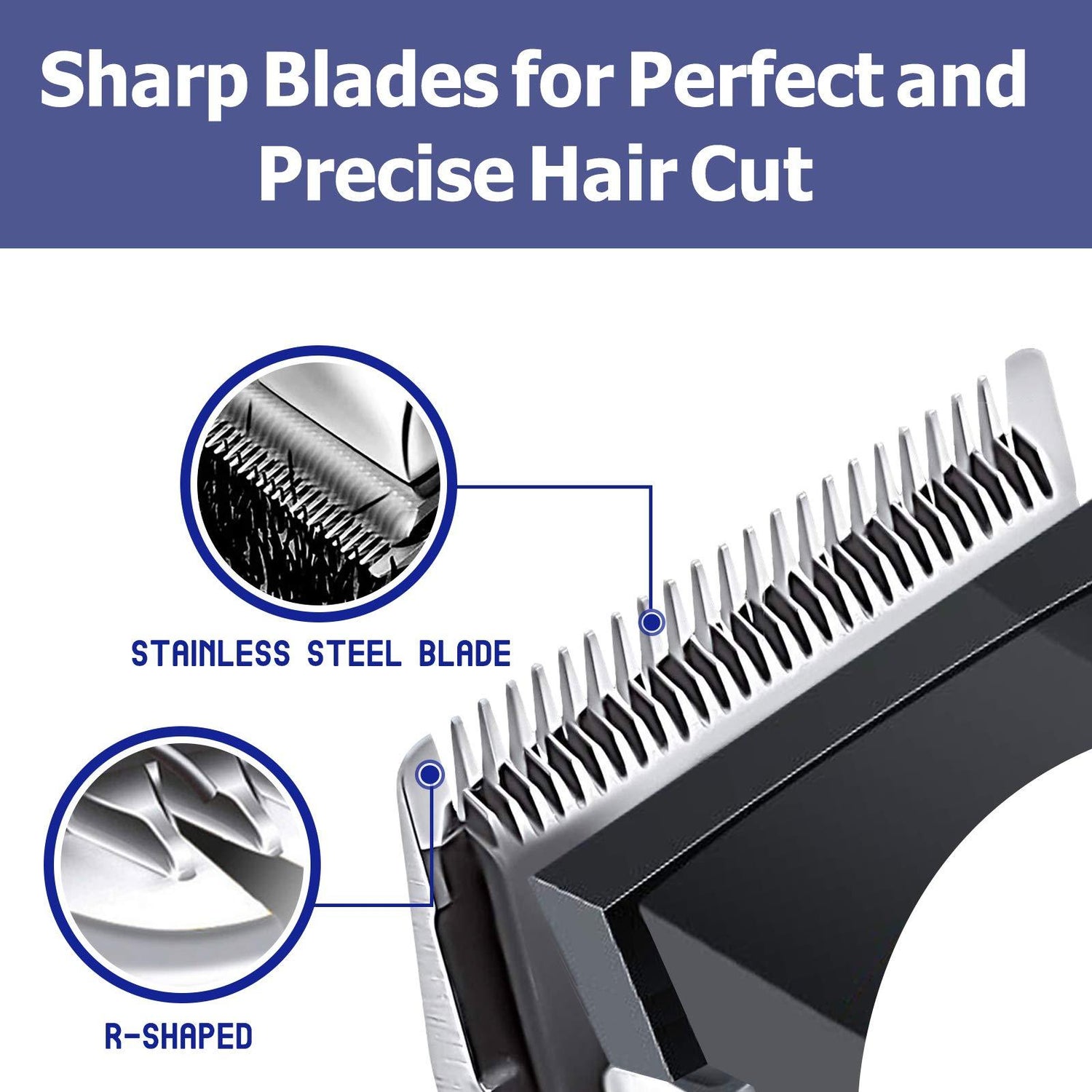 Professional Hair Clippers, Corded Hair Clippers for Men Kids, Strong Motor baber Salon Complete Hair and Beard