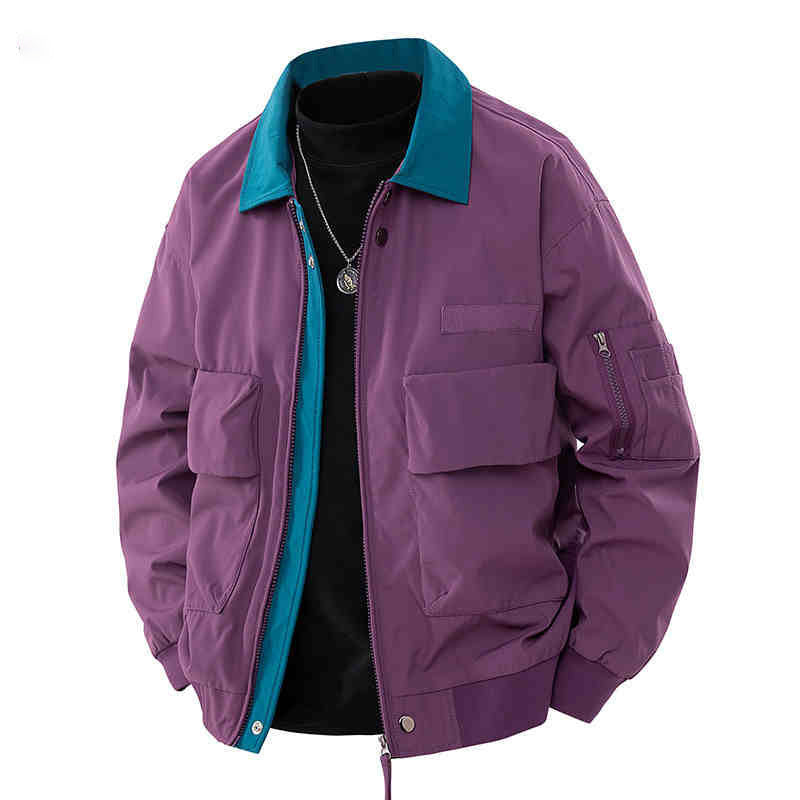 American Baseball Collar Coat Men